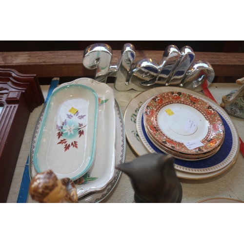 465 - SUNDRY CHINA WITH ROCKWELL PLATES