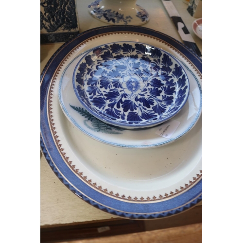 467 - OLD BLUE & WHITE CHINA ETC