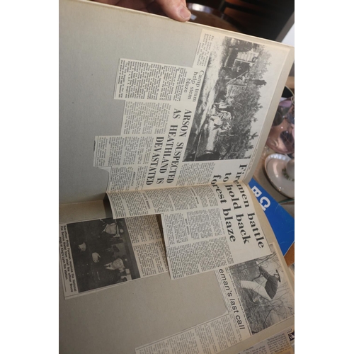 477 - VARIOUS SCRAPBOOKS OF LOCAL PAPER CUTTINGS