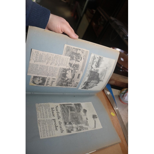 477 - VARIOUS SCRAPBOOKS OF LOCAL PAPER CUTTINGS