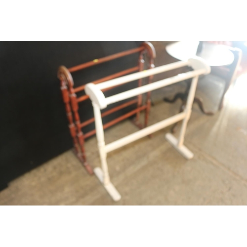 489 - 2 ANTIQUE TOWEL RAILS