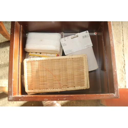 492 - SEWING BOX AND CONTENTS