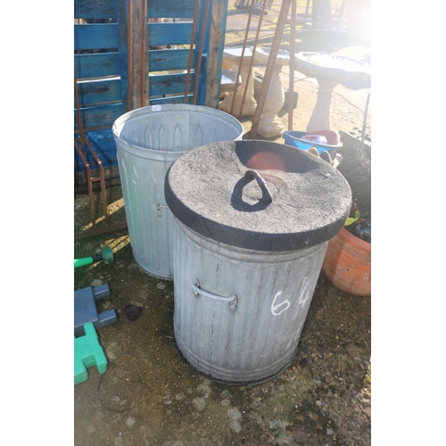 53 - 2 METAL BINS