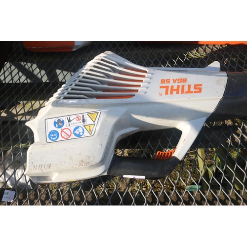 9 - STHIL BATTERY HEDGE CUTTER & STHIL BLOWER