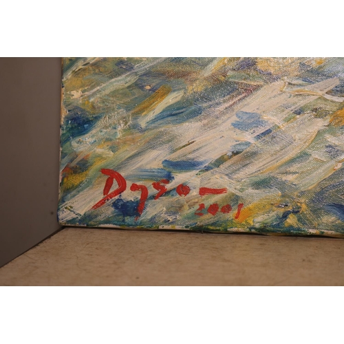 102 - 2009 SIGNED OIL PAINTING OF STILL LIFE - DYSON