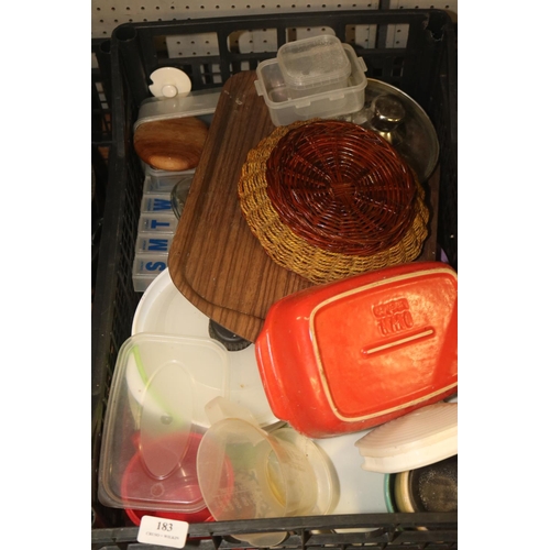 183 - 5 CRATES OF MISC.