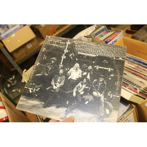 194 - 4 BOXES OF VARIOUS RECORDS, CD'S & TAPES