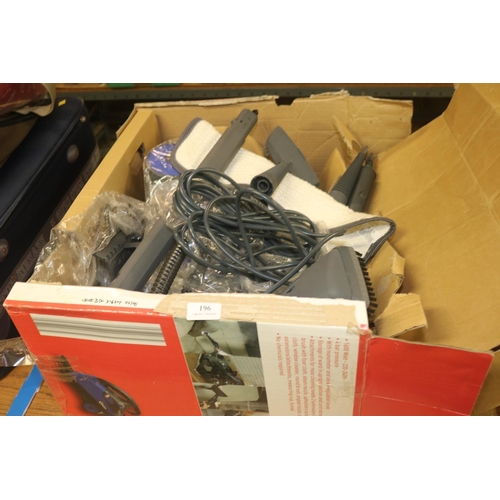 196 - MULTI PURPOSE STEAM CLEANER (LIKE NEW) DAMAGED BOX - WARRANTED UNTIL 12 NOON ON TUESDAY FOLLOWING TH... 