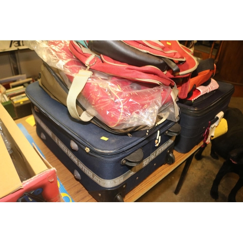 197 - QTY OF SUITCASES & OTHER BAGS (SOME NEW)