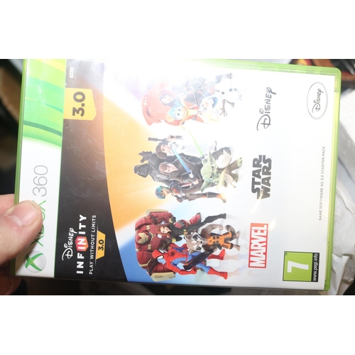 201 - XBOX/WI INFINITY GAMES & CAR ETC.