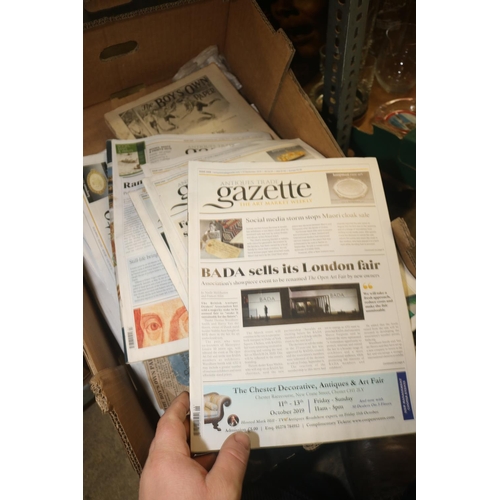 231 - ANTIQUE GAZETTES & BOOKS