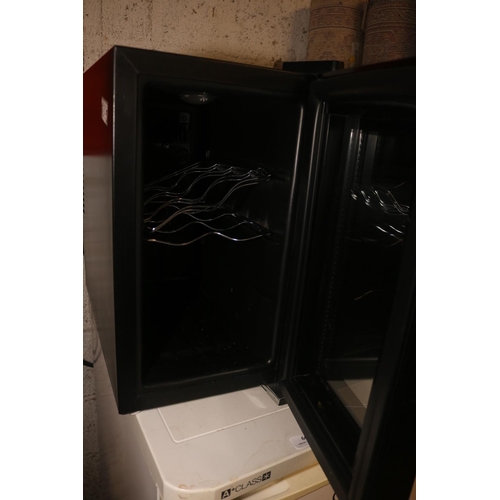 65 - SMALL WINE CHILLER & WINE CHILLER - ( 2 X FRIDGE'S IN TOTAL )WARRANTED UNTIL 12 NOON ON TUESDAY FOLL... 