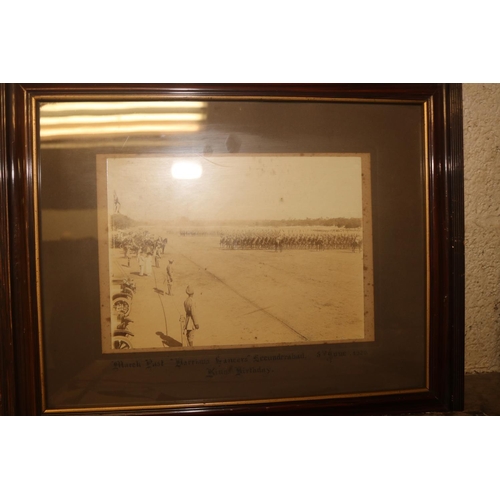 78 - 3 ARMY FRAMED PHOTO'S & 1 OTHER