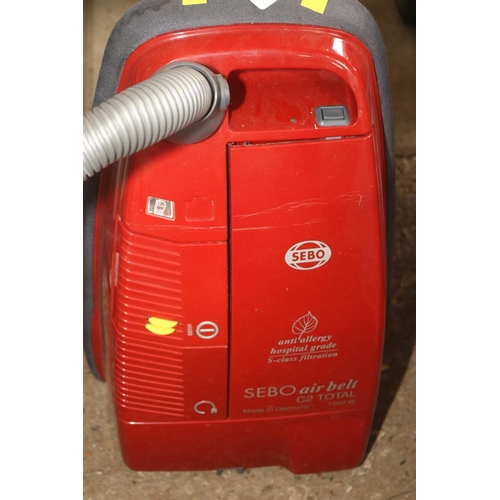 50 - SEBO HOOVER - WARRANTED UNTIL NOON TUES FOLLOWING THE ABOVE SALE