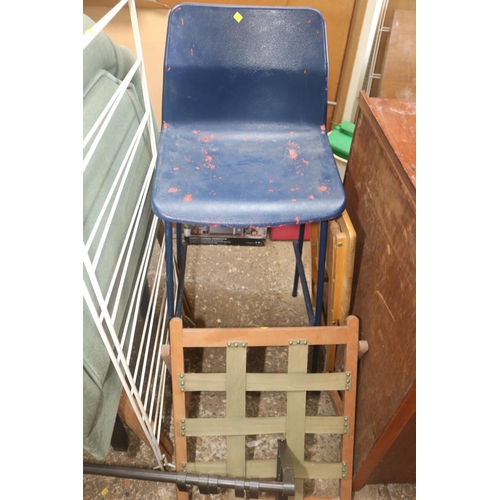 54 - QTY OF MISC FURNITURE/CHEST/TRAY/CASE ETC ETC