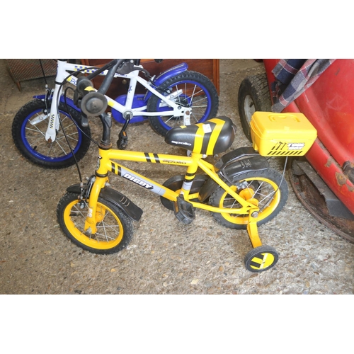 56 - YELLOW APOLLOS CHILDS BIKE