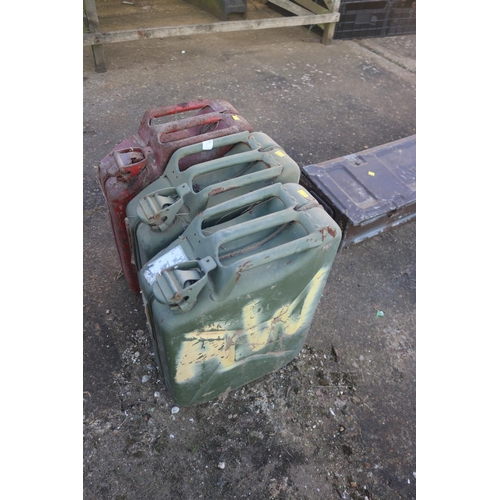 36 - 3 X JERRY CANS