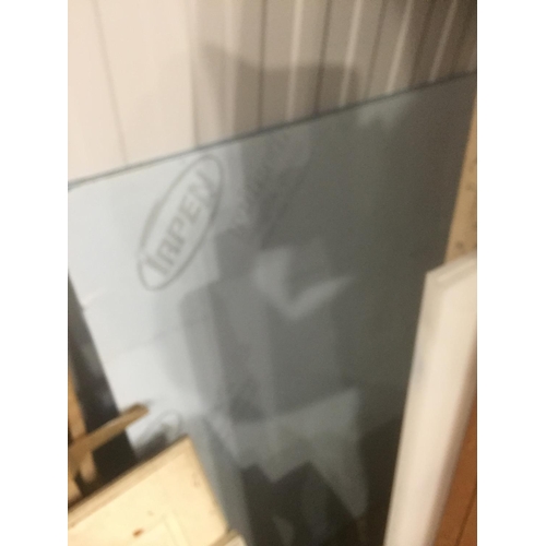 57A - 2 SHEETS OF CLEAR PERSPEX 1000MM X 750MM X 5MM