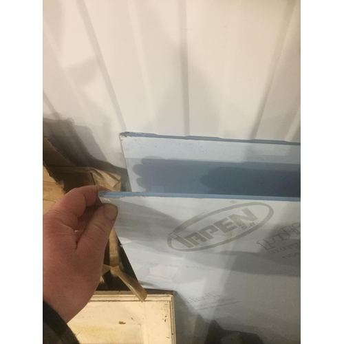 57A - 2 SHEETS OF CLEAR PERSPEX 1000MM X 750MM X 5MM