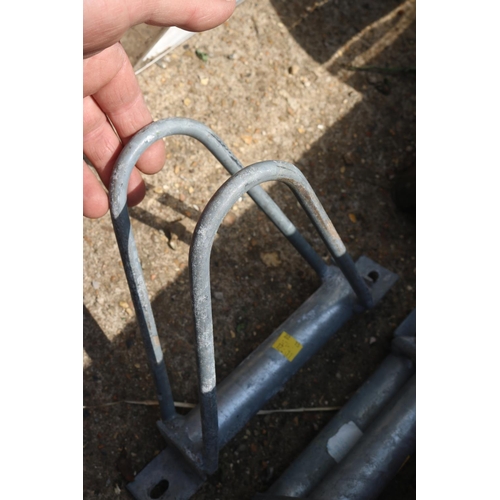 136 - 3 OFF WALL FIXING CYCLE RACK BRACKETS