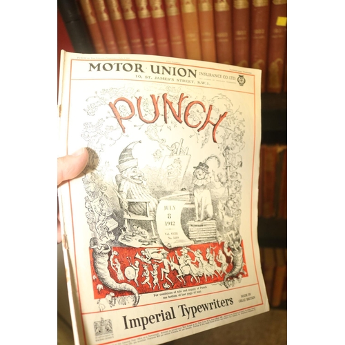 177 - QTY OF PUNCH OF LONDON BOOKS 1867-1942