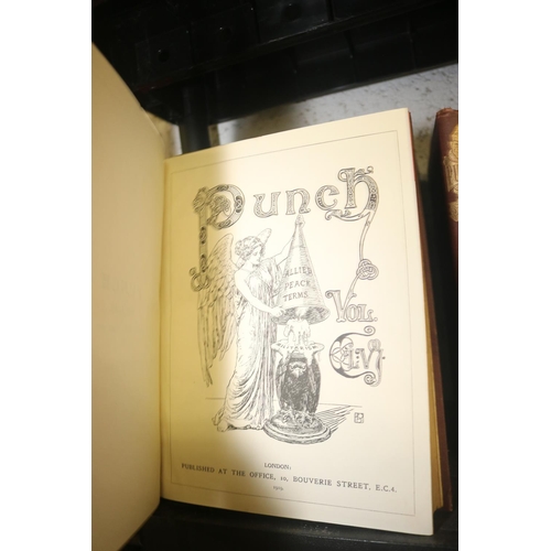 177 - QTY OF PUNCH OF LONDON BOOKS 1867-1942