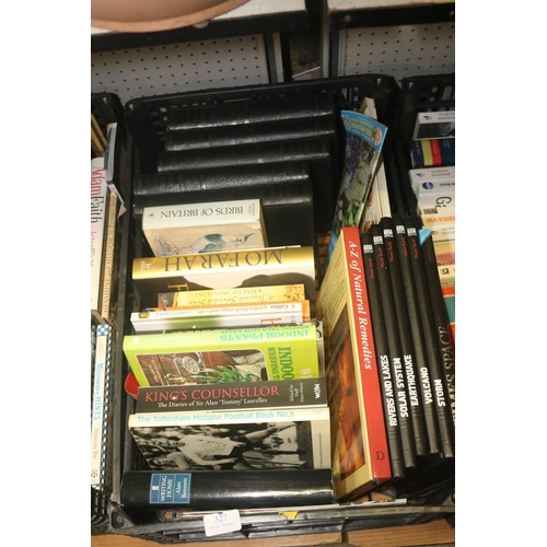 327 - 3 X CRATES OF VARIOUS HARD/PAPER BACK BOOKS