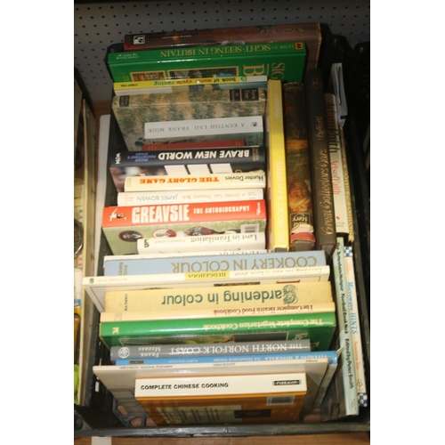 327 - 3 X CRATES OF VARIOUS HARD/PAPER BACK BOOKS