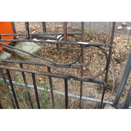 40 - PAIR OF METAL GATES