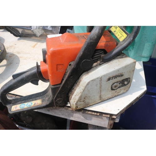 7 - PETROL CHAINSAW WITH NO BLADE