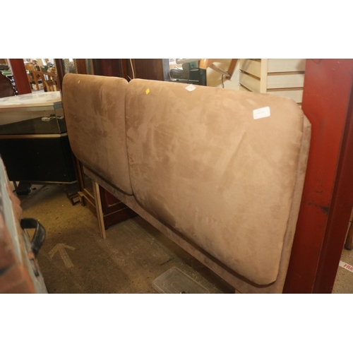 765 - SUEDE BED HEADREST