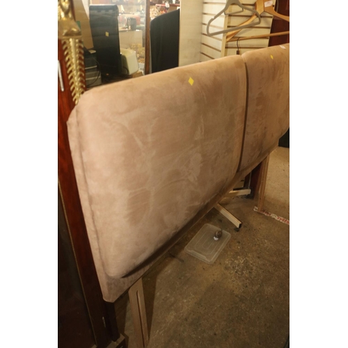 765 - SUEDE BED HEADREST