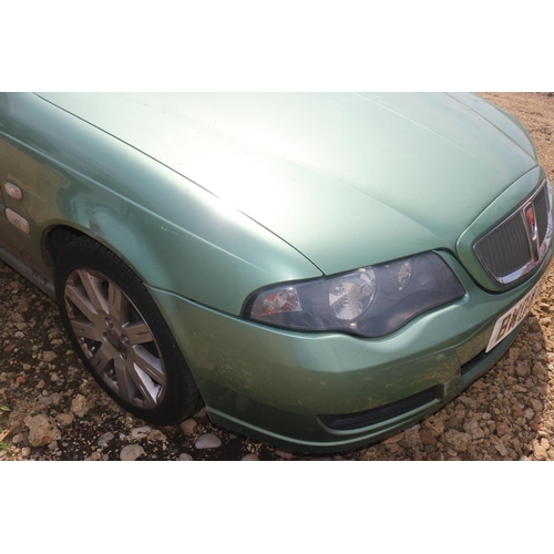 5 - ROVER 45 CONNOISSEUR 04 PLATE WITH KEYS & PAPERWORK IN OFFICE