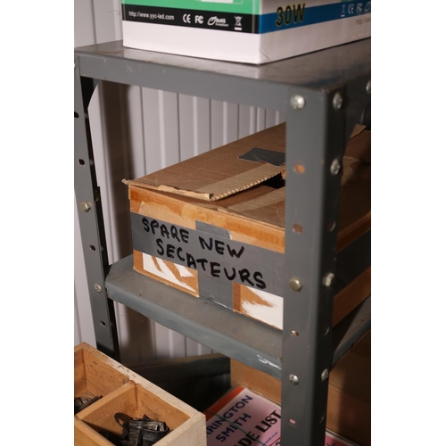 158 - 4 TIER METAL SHELVING RACK