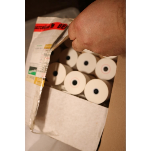 252 - QTY OF MISC INC CHINA/TILL ROLLS/PLASTIC BOXES ETC ETC