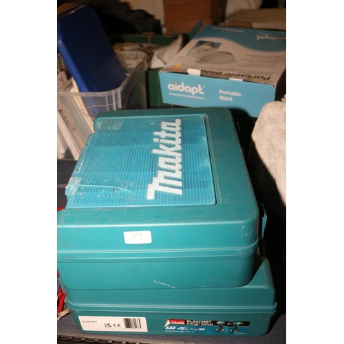 274 - 2 EMPTY MAKITA DRILL STORAGE CASES