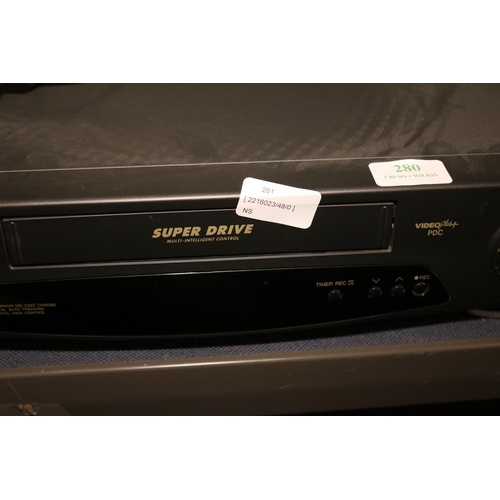 280 - PANASONIC VIDEO PLAYER - WARRANTED UNTIL NOON TUES FOLLOWING THE ABOVE SALE