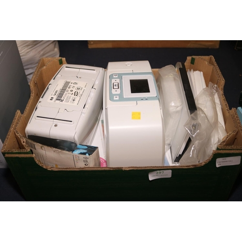 297 - PHOTO PRINTERS - WARRANTED UNTIL NOON TUES FOLLOWING THE ABOVE SALE