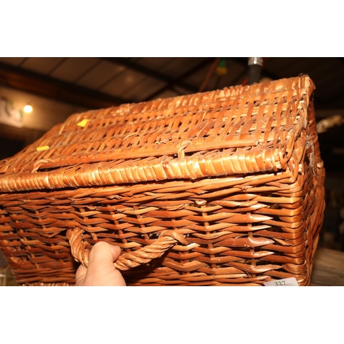 327 - 2 X WICKER HAMPERS