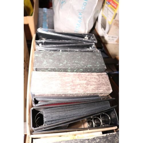 383 - 4 X BOXES OF FILES/PHOTO PAPER ECT