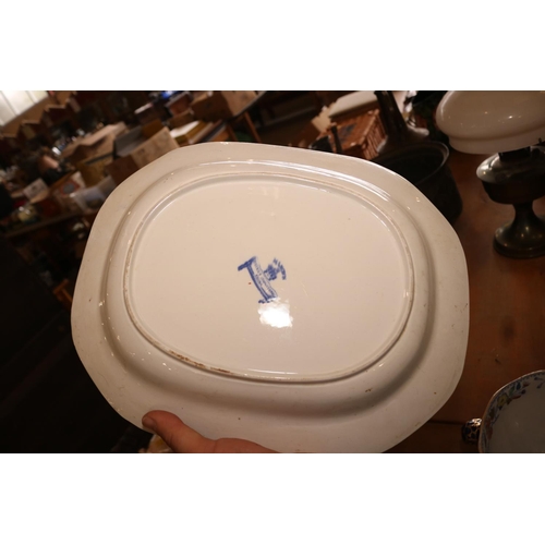 418 - MASONS LARGE TUREEN WITH COVER & PLATE