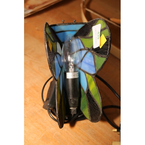 439 - BUTTERFLY LAMP - WARRANTED UNTIL NOON TUES FOLLOWING THE ABOVE SALE