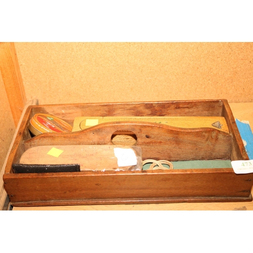 473 - PENCIL BOXX 1945 BRUSH & KNOIFE BOX