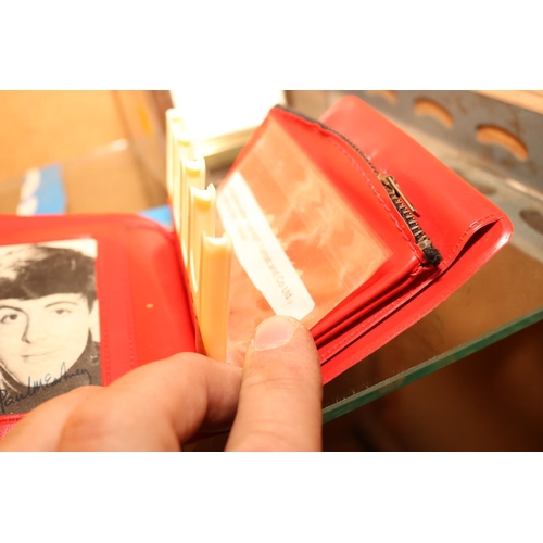 475 - BEATLES WALLET WITH SIGNATURES,