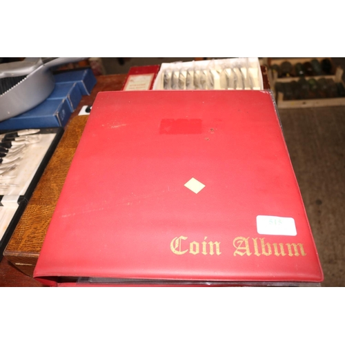 515 - BRITISH COIN COLLECTION RED ALBUM