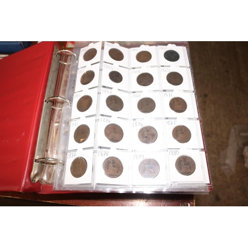 515 - BRITISH COIN COLLECTION RED ALBUM