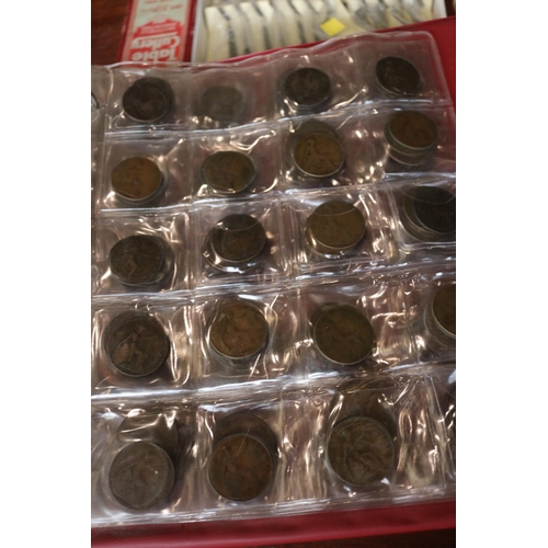 515 - BRITISH COIN COLLECTION RED ALBUM