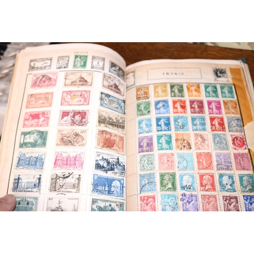 533 - BOX OF STAMPS/VICTORIAN COVERS ALBUM