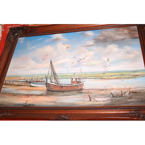 549 - THORNHAM HARBOUR - SIGNED & DATED