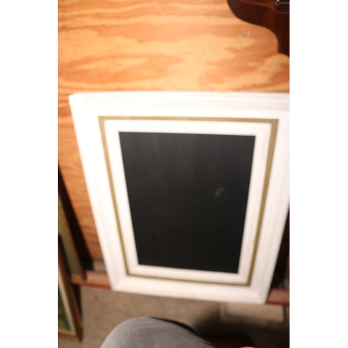 562A - 2 X VINTAGE FRAMED CHALKBOARDSS